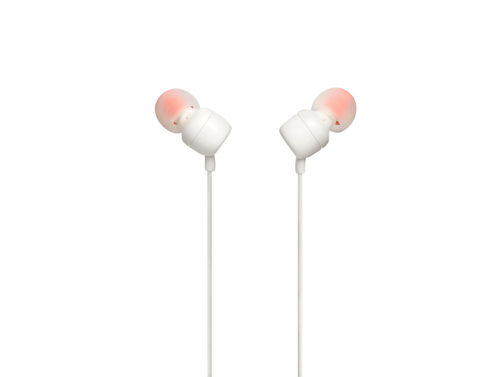 JBL - Headphones - T110 Wired In-ear White (S. Am