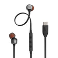 JBL TUNE 310C - Auriculares internos con micro - en oreja - cableado - USB-C - negro