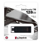 Kingston DataTraveler 70 - Unidad flash USB - 128 GB - USB-C 3.2 Gen 1