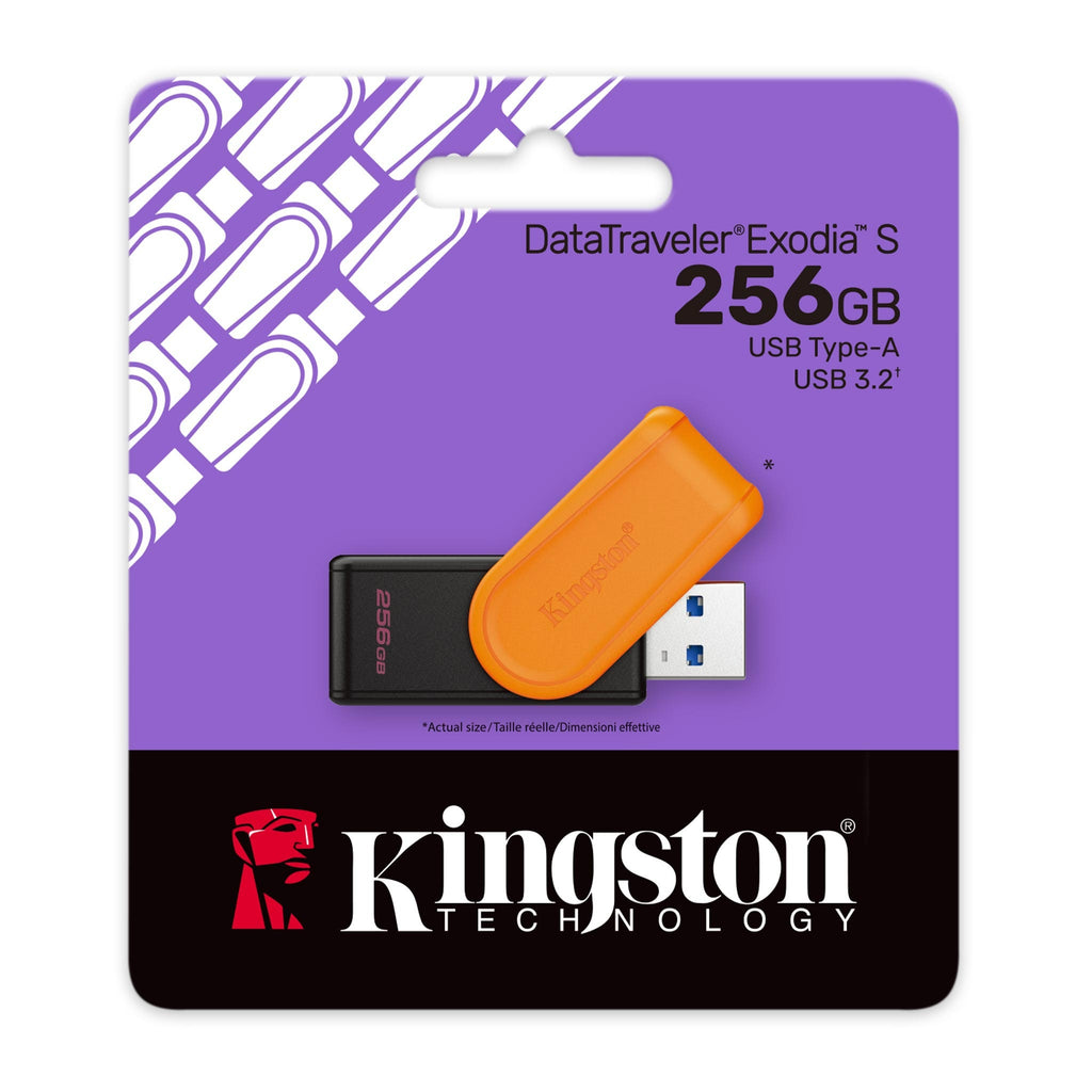 Kingston - USB flash drive - USB 3.2 Gen 1 - Exodia S Black Orange