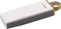 Kingston - USB flash drive - 128 GB - USB 3.0 - Plastic White-Yellow