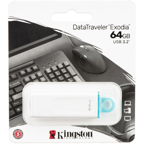 Kingston - USB flash drive - 64 GB - USB 3.1 Gen 1