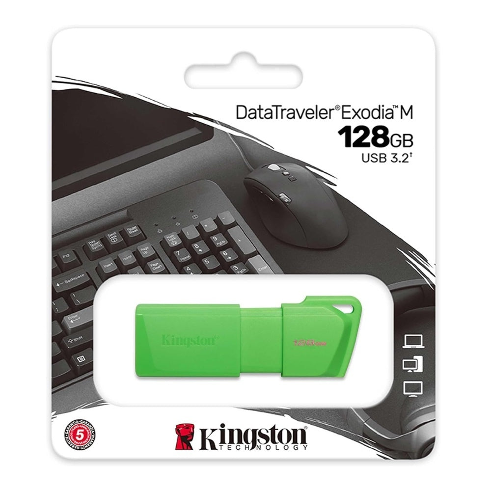 Kingston - USB flash drive - USB 3.2 Gen 2 - DTXM - NEON Green