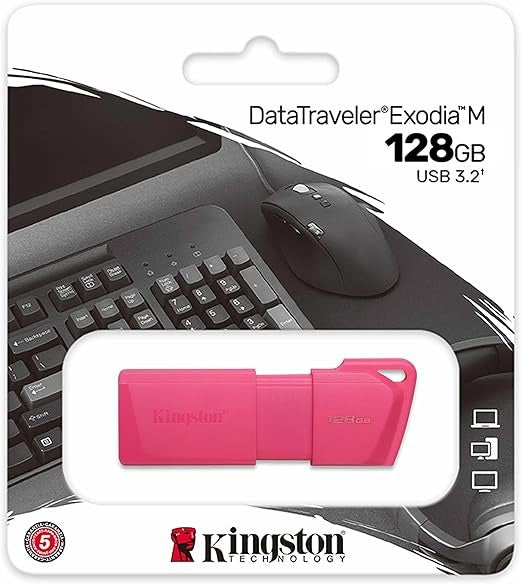 Kingston - USB flash drive - USB 3.2 Gen 2 - DTXM - NEON PINK
