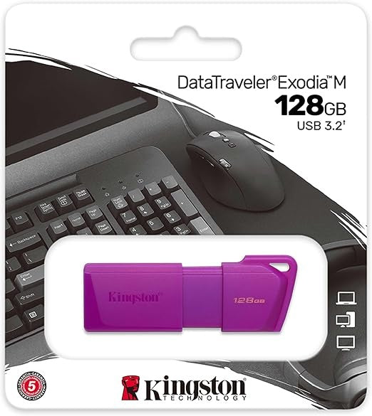 Kingston - USB flash drive - USB 3.2 Gen 2 - DTXM - NEON (Purple)