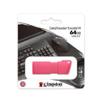 Kingston - USB flash drive - 64 GB - USB 3.2 Gen 1 - NEON (PINK)