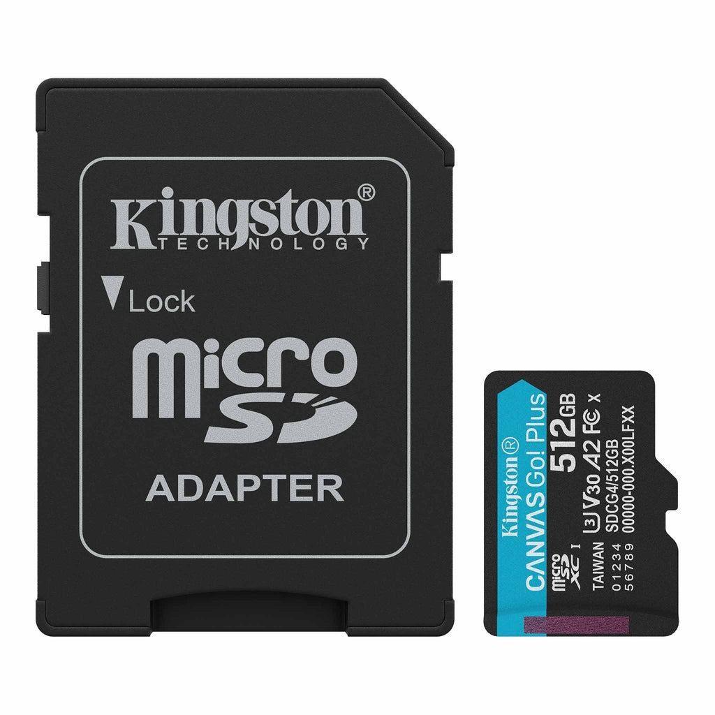 Kingston - Flash memory card - microSDHC - 512GB microSDXC Canvas Go Plus