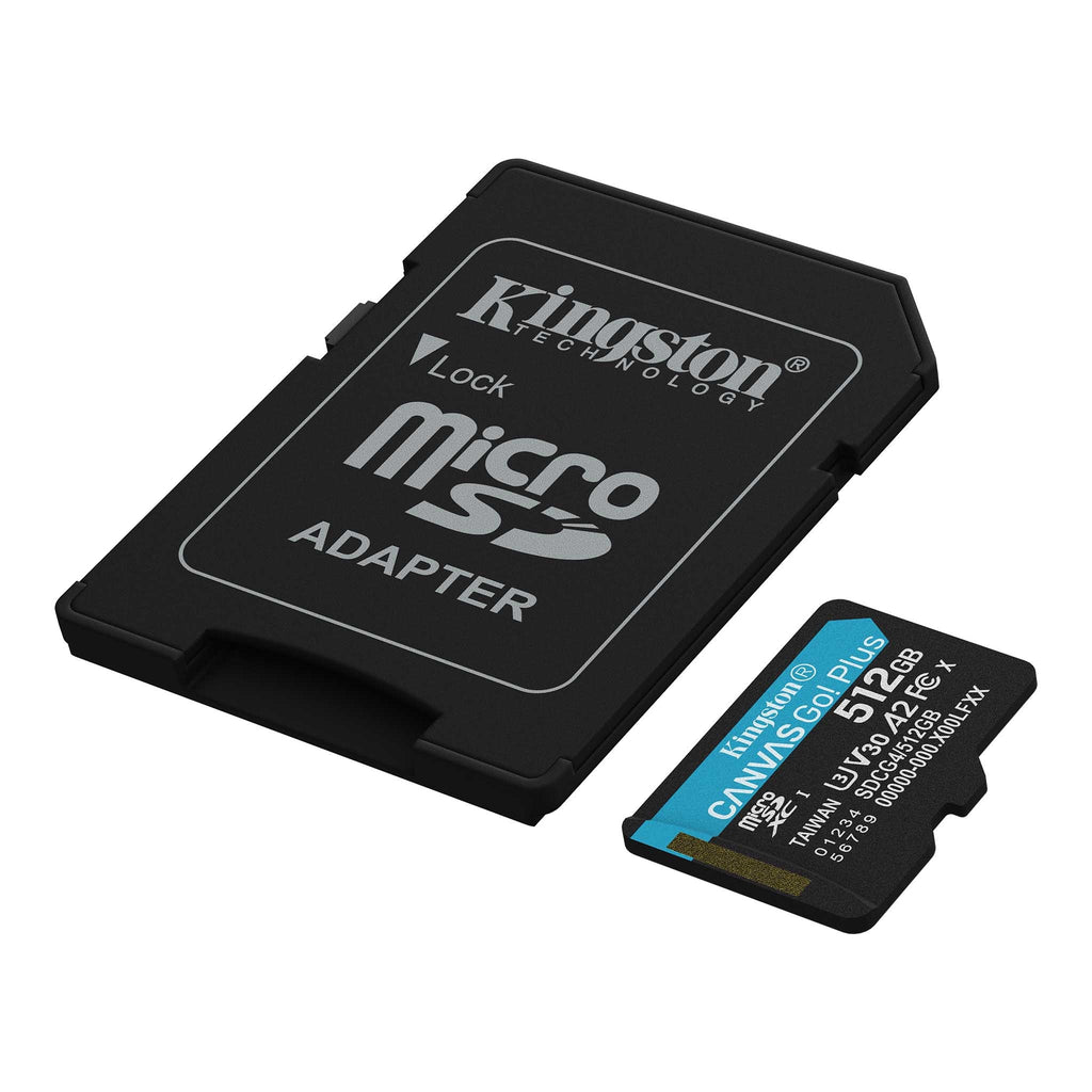 Kingston - Flash memory card - microSDHC - 512GB microSDXC Canvas Go Plus