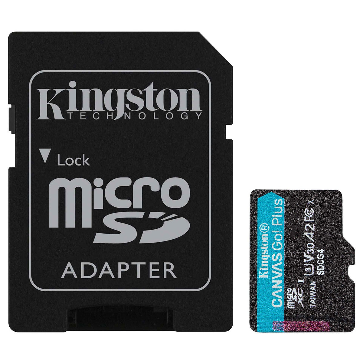 Kingston - Flash memory card - SDHC Memory Card - 64GB microSDXC Canvas Go Plus