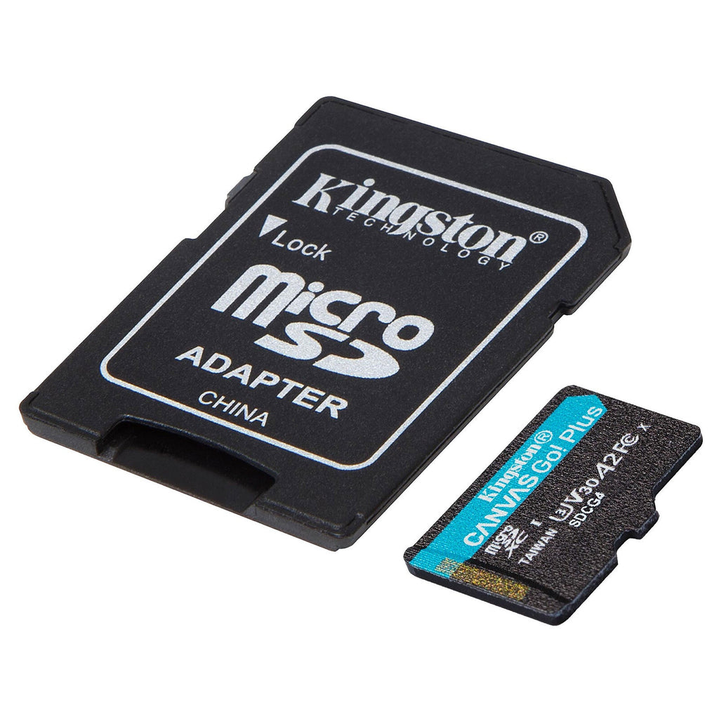 Kingston - Flash memory card - SDHC Memory Card - 64GB microSDXC Canvas Go Plus