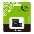 Kingston - Flash memory card - microSDHC - 512GB microSDXC Canvas Select