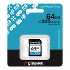 Kingston - Flash memory card - SDXC Canvas - 64GB SDXC Canvas Go Plus Gen4