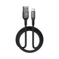 Klip Xtreme - USB cable - 24 pin USB-C - 9 pin USB Type A - 1 m - Black - 30W Braided Fast charging