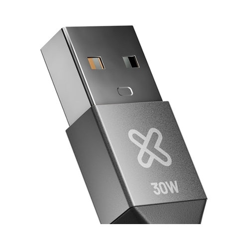 Klip Xtreme - USB cable - 24 pin USB-C - 9 pin USB Type A - 3 m - Black - 30W Braided Fast charging
