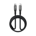 Klip Xtreme - USB cable - 24 pin USB-C - 1.8 m - Black - 240W Braided Fast Charging