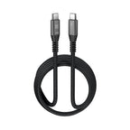 Klip Xtreme - USB cable - 24 pin USB-C - 1.8 m - Black - 240W Braided Fast Charging