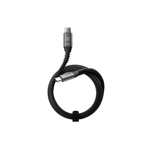 Klip Xtreme - USB cable - 24 pin USB-C - 1.8 m - Black - 240W 40Gbps Braided Fast Charg