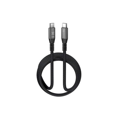 Klip Xtreme - USB cable - 24 pin USB-C - 1.8 m - Black - 240W 40Gbps Braided Fast Charg