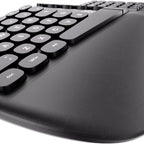 Klip Xtreme - Keyboard - Wired - Spanish - USB - Ergonomic Design - Black - Ergonomical