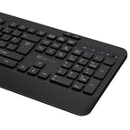 Klip Xtreme - Keyboard and mouse set - Spanish (Latin American) - Wireless - 2.4 GHz / Bluetooth - Black