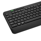 Klip Xtreme - Keyboard and mouse set - Spanish (Latin American) - Wireless - 2.4 GHz / Bluetooth - Black
