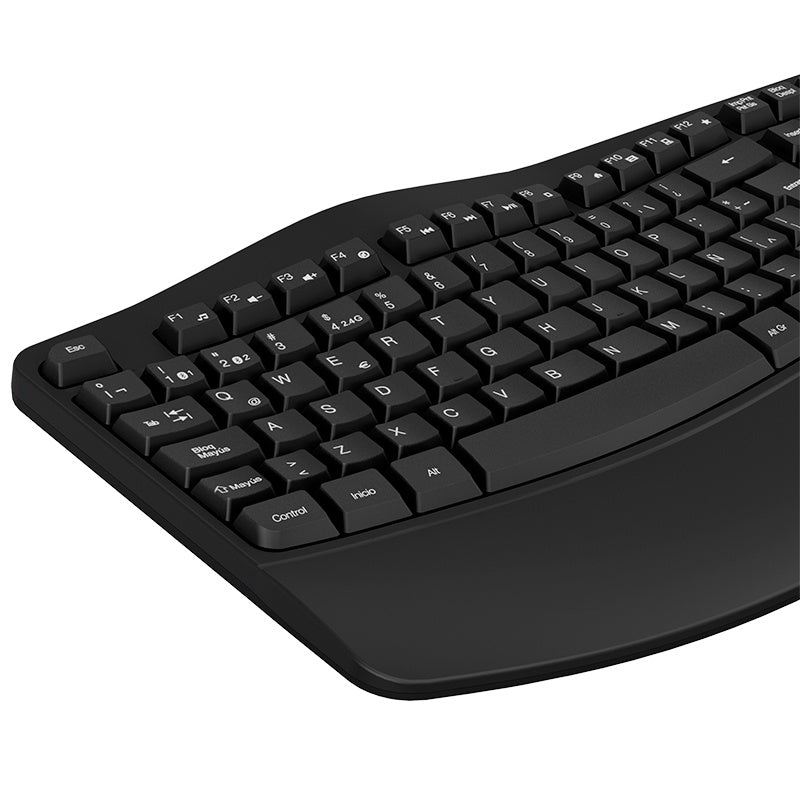 KX Kybd/Mse Dual BT+2.4Ghz KBK-760 Spanish Ultra Ergonomi