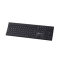 Klip Xtreme - Keyboard - Wireless - Spanish (Latin American) - Bluetooth / 2.4 GHz / USB-C - Ergonomic Design - Black - Curve