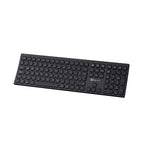 Klip Xtreme - Keyboard - Wireless - Spanish (Latin American) - Bluetooth / 2.4 GHz / USB-C - Ergonomic Design - Black - Curve