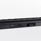Klip Xtreme - Keyboard - Wireless - Spanish (Latin American) - Bluetooth / 2.4 GHz / USB-C - Ergonomic Design - Black - Curve
