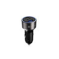 Klip Xtreme KCC-060 - Car power adapter - 60 Watt - 2 x 24 pin USB-C / 9 pin USB Type A - Cellular phone / Tablet - Car - Para Smartphones tablets small devices