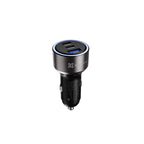 Klip Xtreme KCC-060 - Car power adapter - 60 Watt - 2 x 24 pin USB-C / 9 pin USB Type A - Cellular phone / Tablet - Car - Para Smartphones tablets small devices