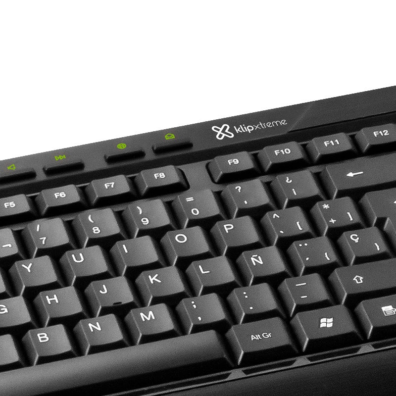 Klip Xtreme KCK-251S DeskMate - Juego de teclado y ratón - USB - español