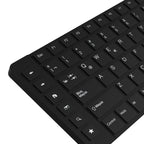 Klip Xtreme - Keyboard and mouse set - Spanish - Wireless - 2.4 GHz - All black