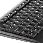 Klip Xtreme - Keyboard - Spanish - Wireless - 2.4 GHz - Black - Combo - hand rest