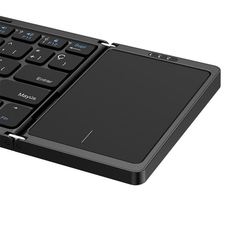 Klip Xtreme - Keyboard and Touchpad - Spanish - Wireless - Bluetooth 5.0 - Black - KCK-650S-BK