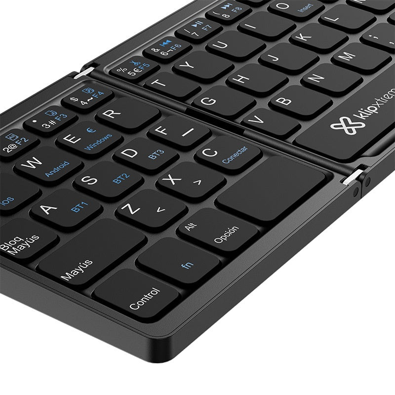 Klip Xtreme - Keyboard and Touchpad - Spanish - Wireless - Bluetooth 5.0 - Black - KCK-650S-BK