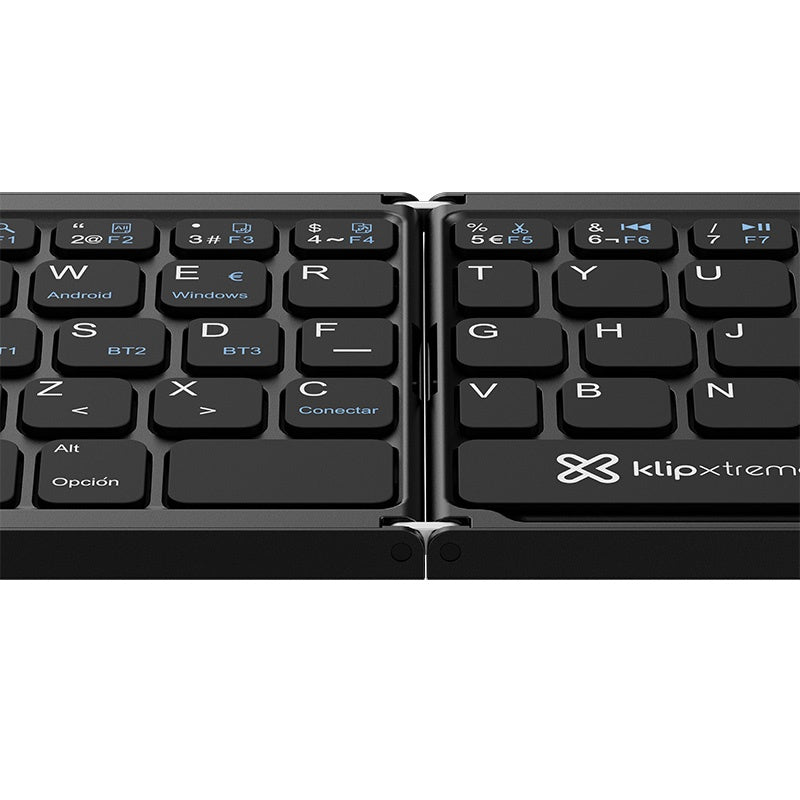 Klip Xtreme - Keyboard and Touchpad - Spanish - Wireless - Bluetooth 5.0 - Black - KCK-650S-BK