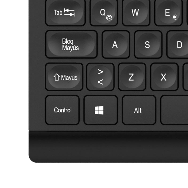Klip Xtreme - Keyboard - Wired - Spanish - USB - Black - Multimedia keys