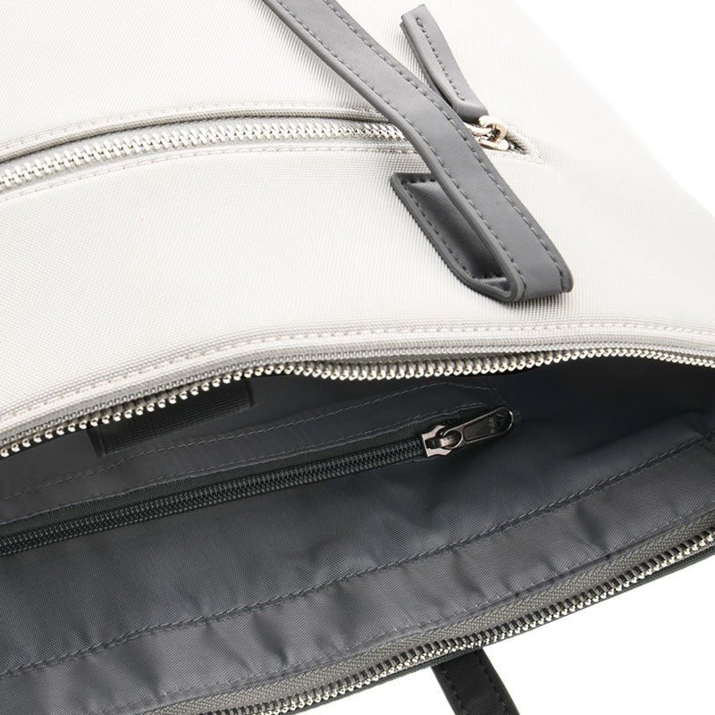 Klip Xtreme - Notebook carrying case and handbag - 15.6" - 1200D polyester - Gray/White - Ladies Bag