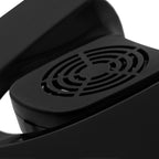 Klip Xtreme KNS-110B Notebook Stand / Cooling Station - Soporte para ordenador portátil - con concentrador USB de 4 puertos, ventilador de refrigeración - 17" - negro