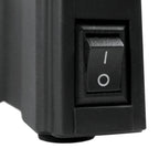 Klip Xtreme KNS-110B Notebook Stand / Cooling Station - Soporte para ordenador portátil - con concentrador USB de 4 puertos, ventilador de refrigeración - 17" - negro