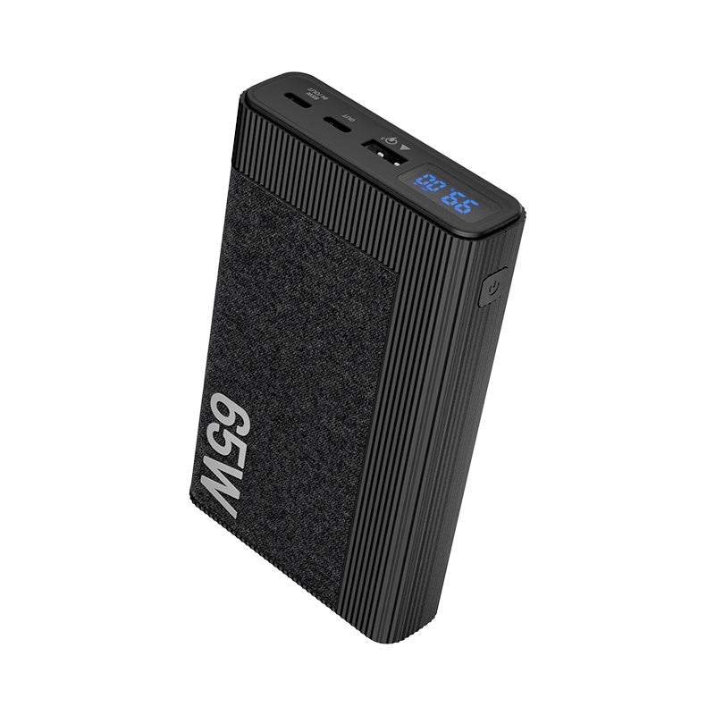 Klip Xtreme - Power bank - 65 Watt - 24 pin USB-C - 4 pin USB Type A / 24 pin USB-C - Lithium polymer - Para Universal