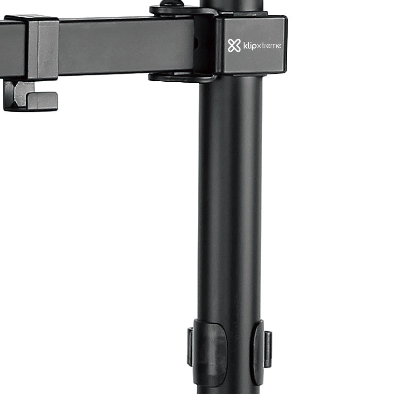 Klip Xtreme KPM-300 - Kit de montaje - para pantalla plana - plástico, acero de alta calidad - negro - tamaño de pantalla: 13"-32" - montable en escritorio