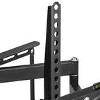 Klip Xtreme KPM-885 - Kit de montaje (placa de contacto, abrazadera de interfaz, brazo articulado doble) para LCD / panel de plasma - acero con pintura electrolítica - negro - tamaño de pantalla: 26"-55" - interfaz de montaje: hasta 600 x 400 mm