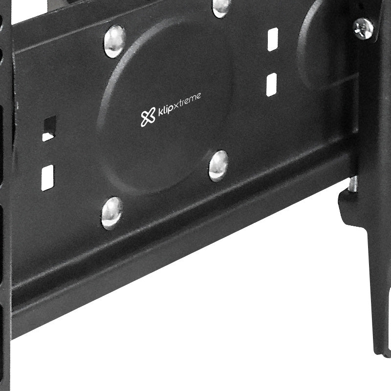 Klip Xtreme KPM-885 - Kit de montaje (placa de contacto, abrazadera de interfaz, brazo articulado doble) para LCD / panel de plasma - acero con pintura electrolítica - negro - tamaño de pantalla: 26"-55" - interfaz de montaje: hasta 600 x 400 mm