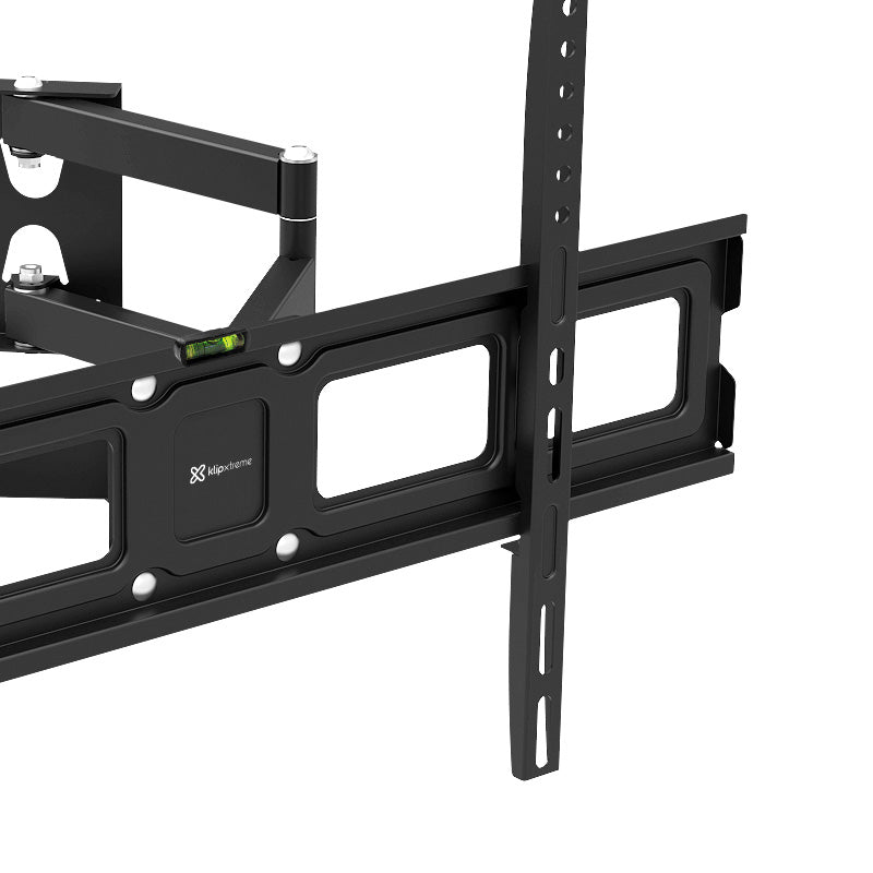 Klip Xtreme KPM-935 - Abrazadera - para pantalla plana - acero de calibre pesado - negro - tamaño de pantalla: 32"-65" - se puede instalar en la pared