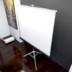 Klip Xtreme KPS-102B - Pantalla de proyección con trípode - 86 pulgada ( 218 cm ) - 4:3 - Matte White - negro