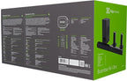 Klip Xtreme - Sound bar - Black - 5.1ch Wireless Subwoofer