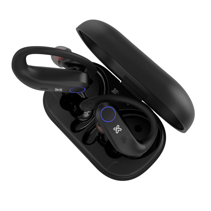 Klip Xtreme - KTE-500BK - Earphones - Para Home audio / Para Portable electronics / Para Tablet / Para Cellular phone - Wireless - TWS 108Hr Negros