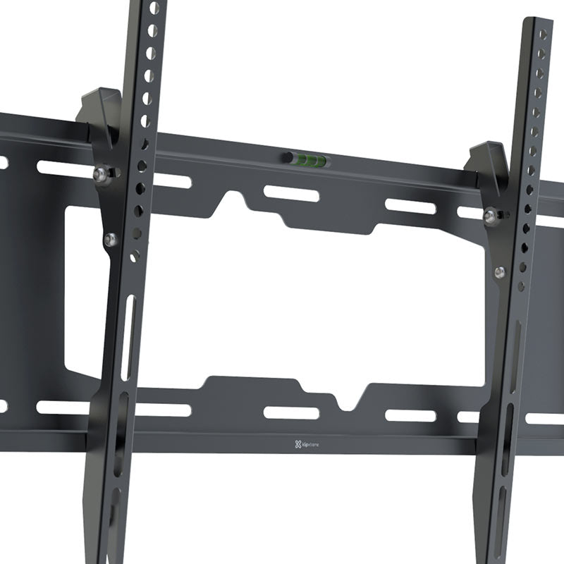 Klip Xtreme KTM-352 - Abrazadera - perfil bajo - para pantalla plana curva - bloqueable - acero - negro - tamaño de pantalla: 37"-80" - se puede instalar en la pared